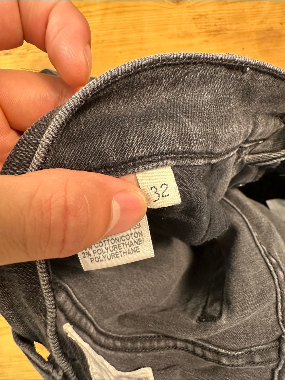 rag & bone Black Men's Slim Straight Jeans - Picture 5 of 5